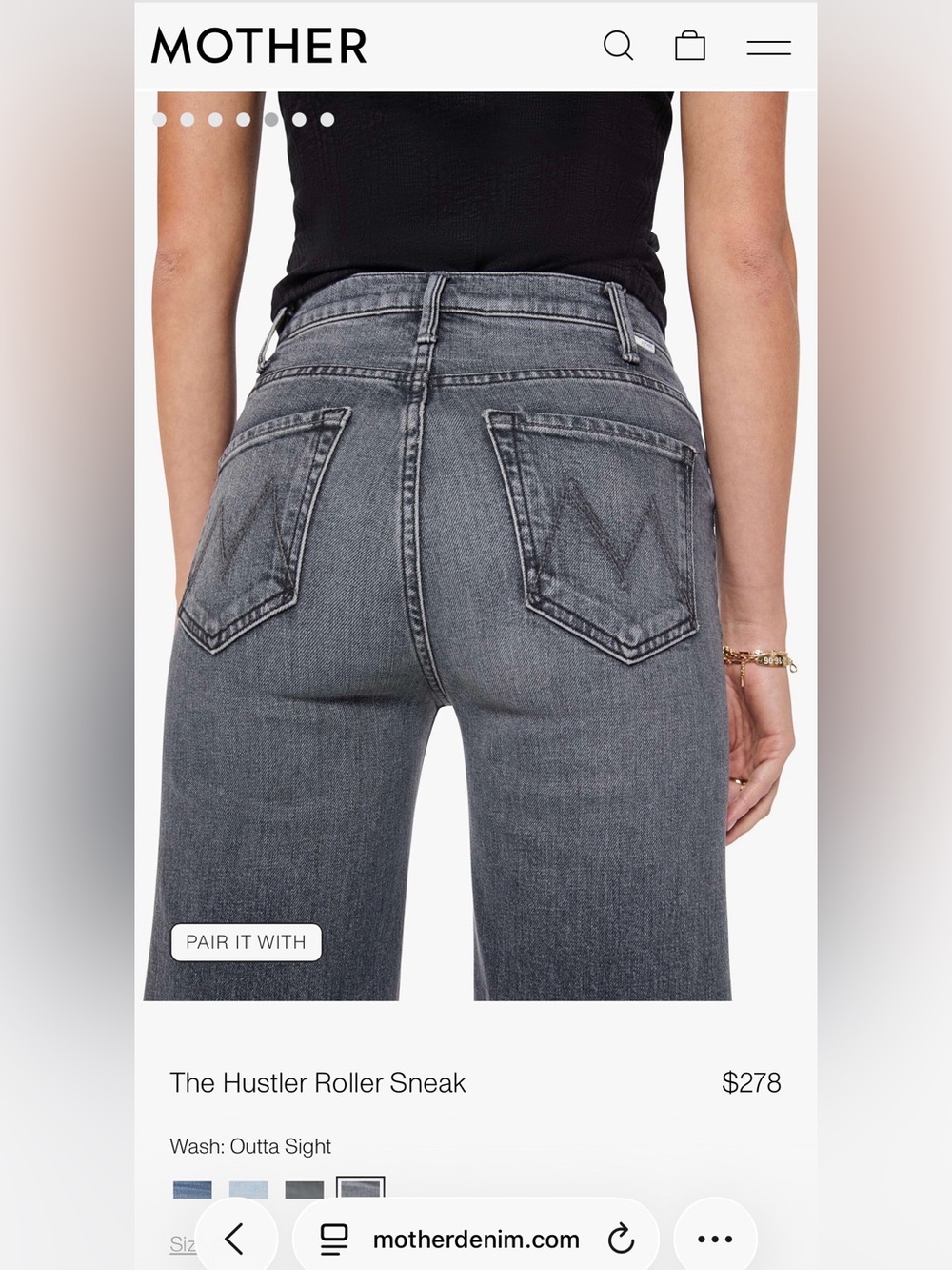 NWT MOTHER The Hustler Roller Sneak 🔥